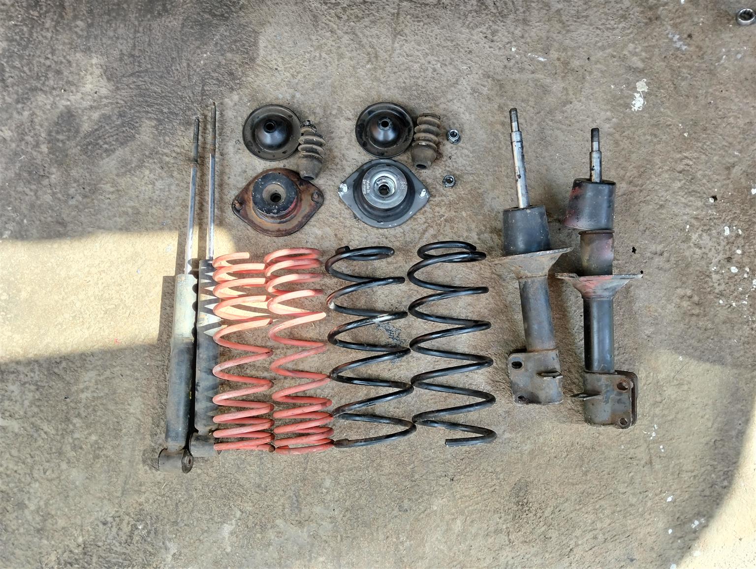 VW golf MK1 front and rear shocks complete - Private Seller VW golf MK1 front and rear shocks complete - Private Seller