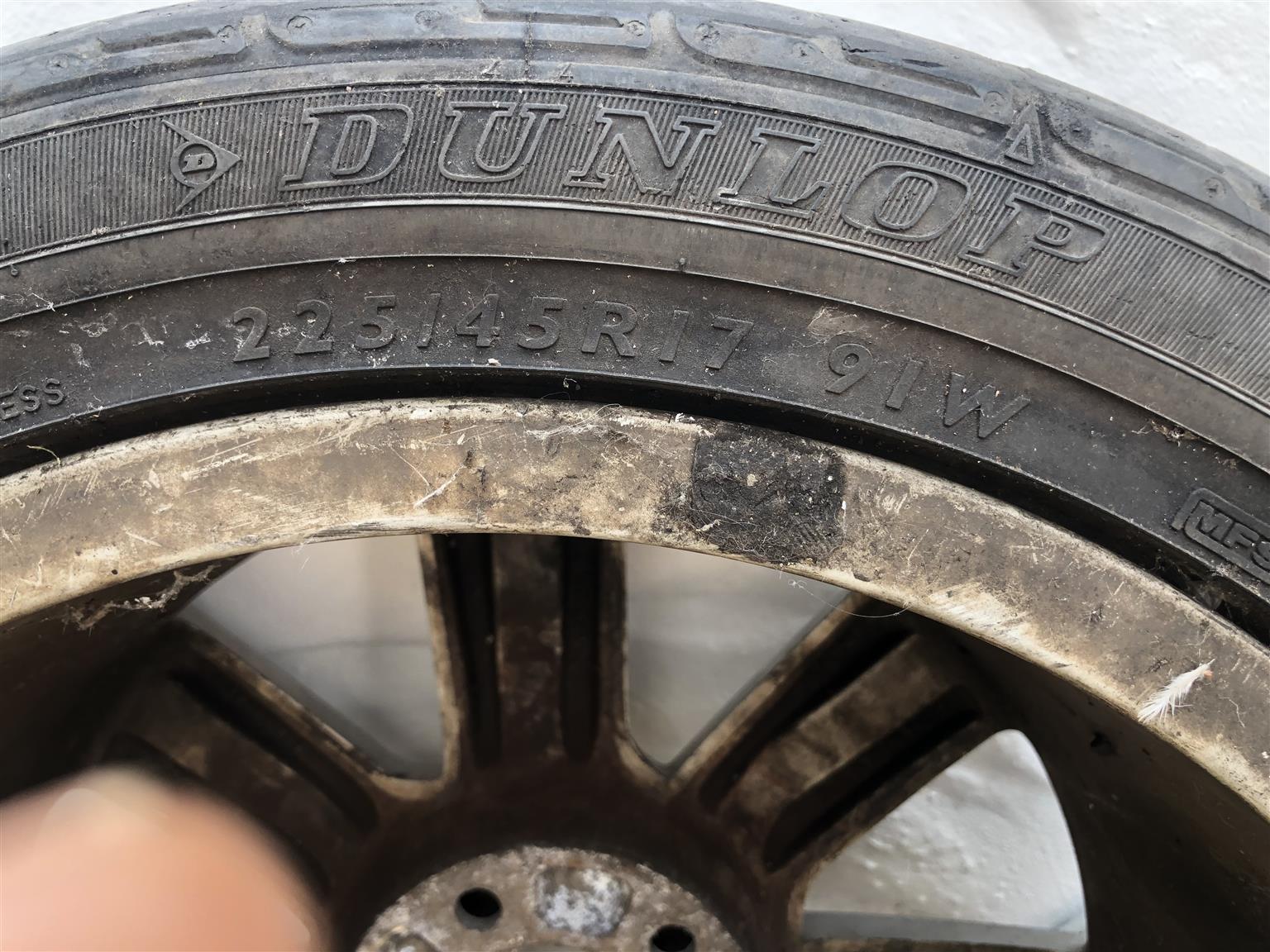 Audi A4 B6 Original 17" Rim and Tyre - Only 1 - Private Seller