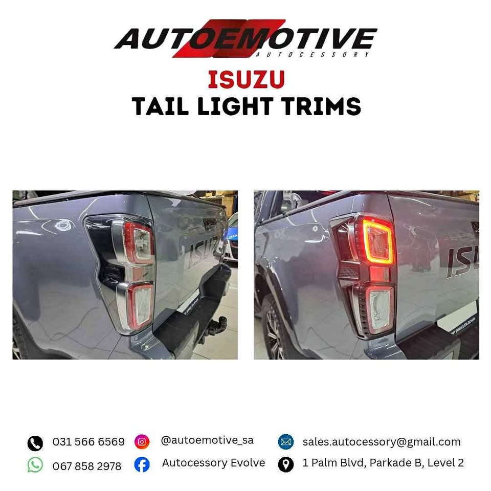 Isuzu Tail Light Trims - Private Seller Isuzu Tail Light Trims - Private Seller