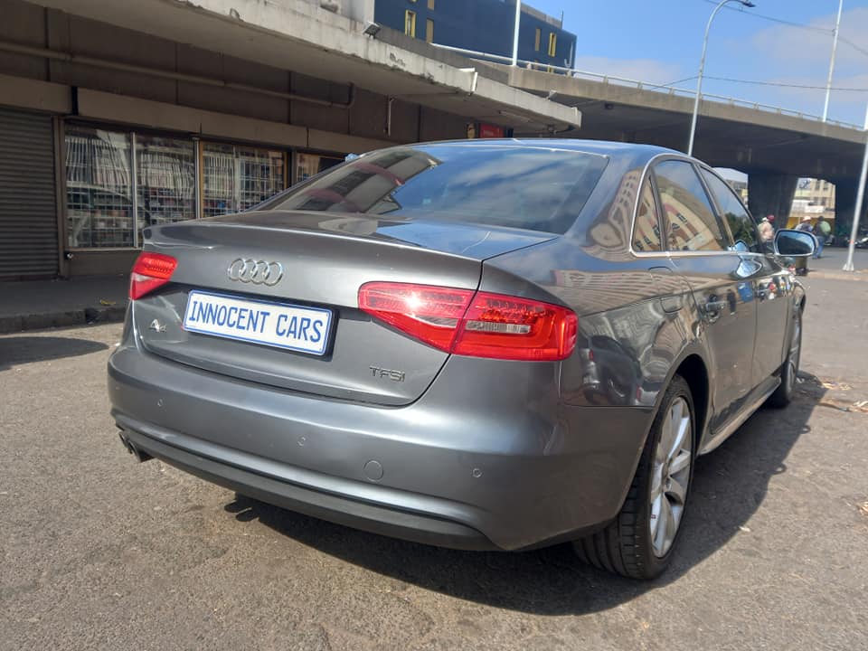 2015 AUDI A4 2.0 TFSI PETROL ENGINE, AUTOMATIC, GREY COLOR, MILEAGE 74000KM