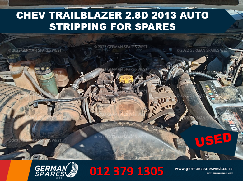 CHEV TRAILBLAZER 2.8D 2013 AUTO STRIPPING FOR SPARES/PARTS - Private Seller CHEV TRAILBLAZER 2.8D 2013 AUTO STRIPPING FOR SPARES/PARTS - Private Seller