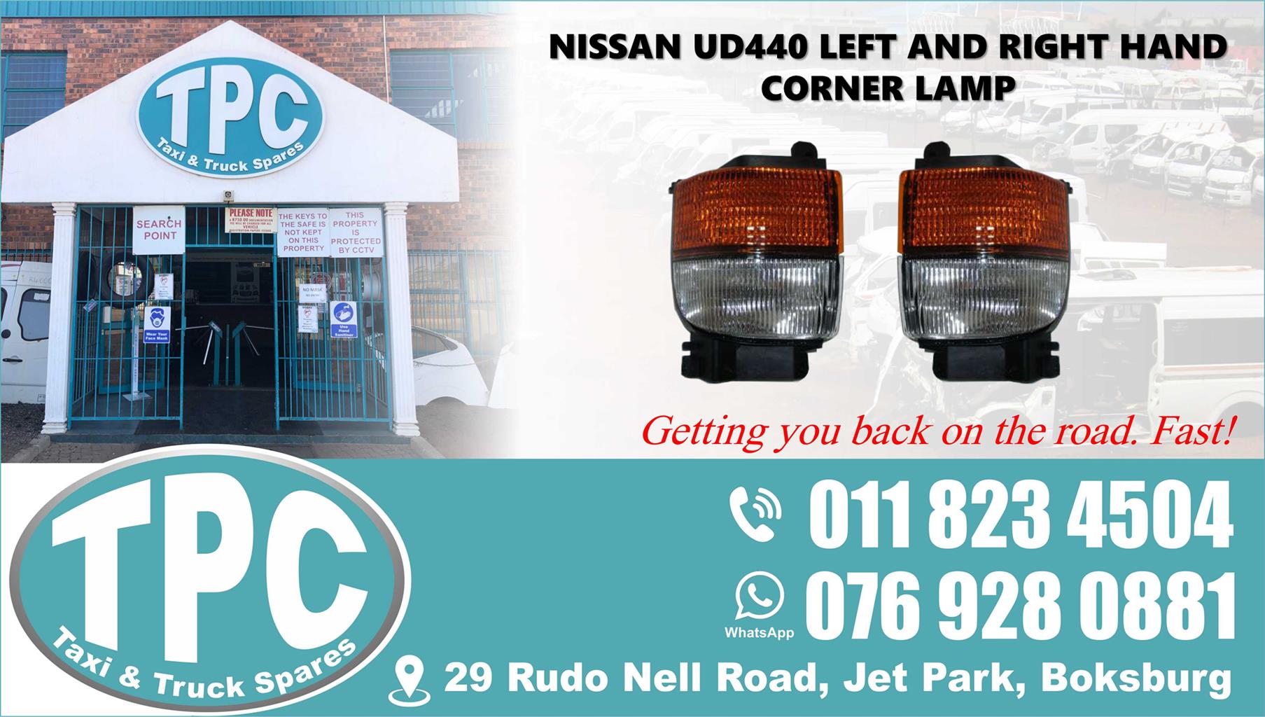 Nissan UD440 Left and Right Hand Corner Lamp