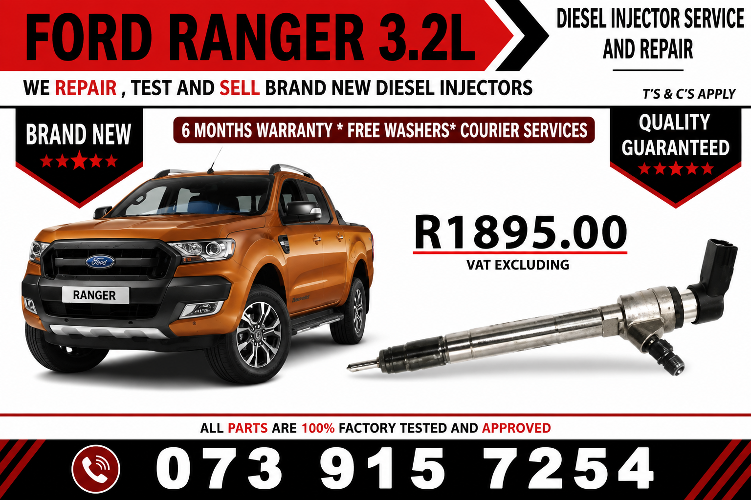 _Ford_Ranger_3.2L_Diesel_Fuel_Injectors - Private Seller _Ford_Ranger_3.2L_Diesel_Fuel_Injectors - Private Seller
