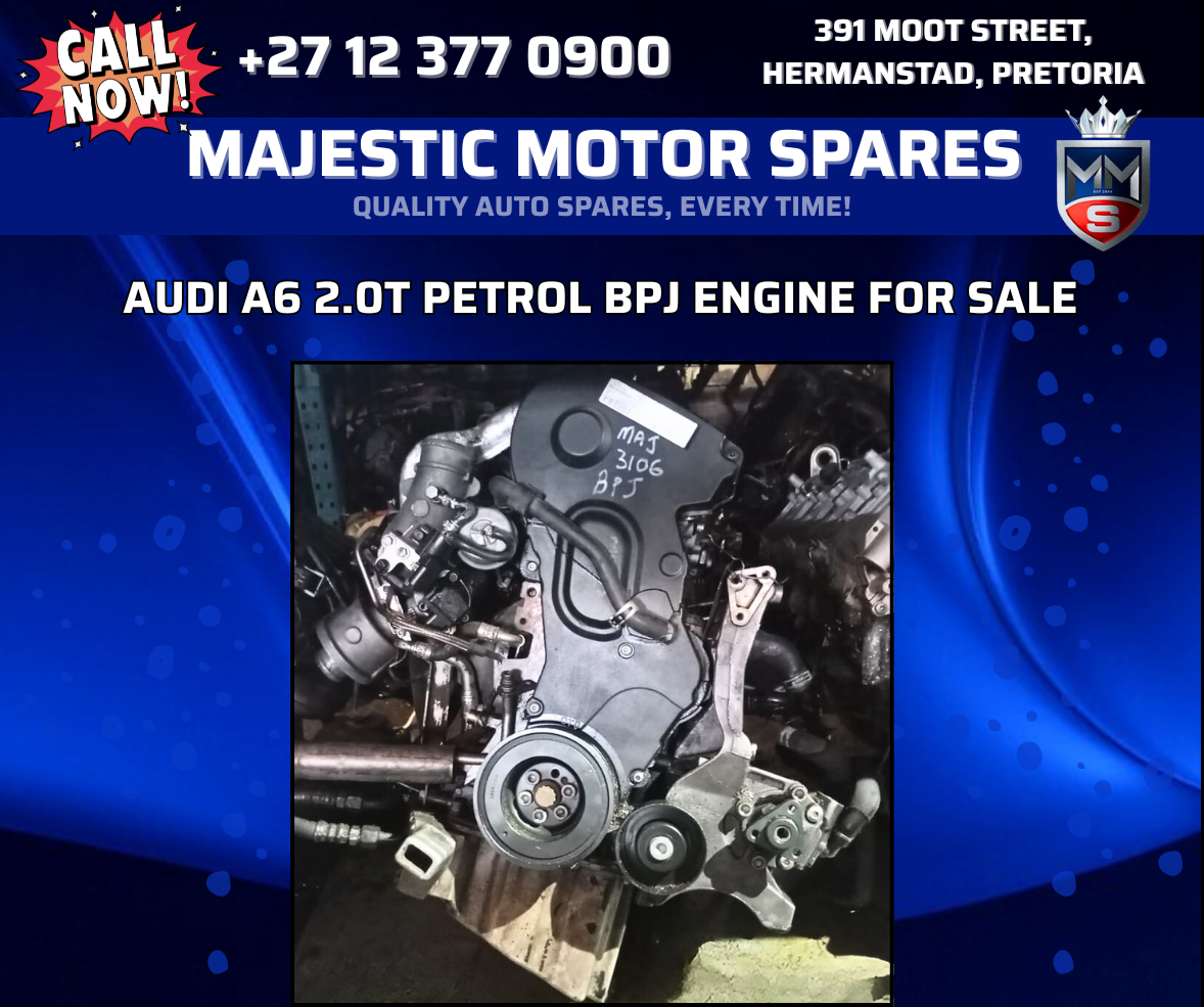 Audi A6 2.0T Petrol BPJ Engine – Used For Sale - Private Seller