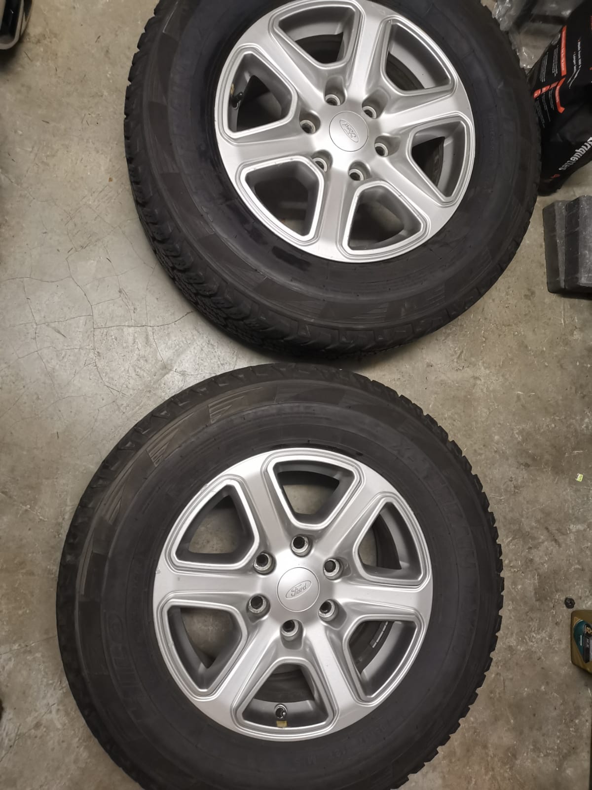 17" Ford Ranger mags with good used 265/65/17 All terrain tyres set for - Private Seller 17" Ford Ranger mags with good used 265/65/17 All terrain tyres set for - Private Seller