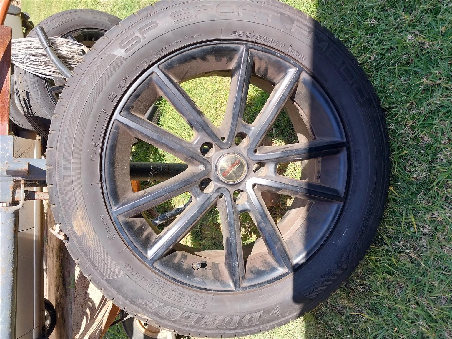 VW Kombi T6 17inch A-line- Rims + 235/17\55 Tires for sale