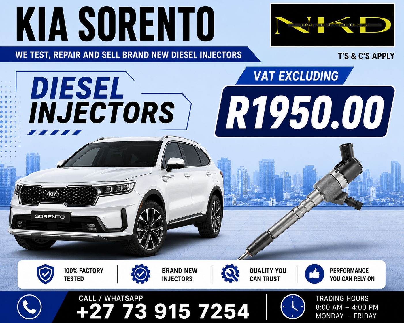 Kia_Sorento_Injectors - Private Seller Kia_Sorento_Injectors - Private Seller