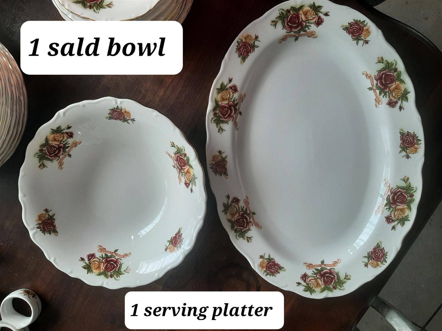 59 PC Royal Windsor Dinner set