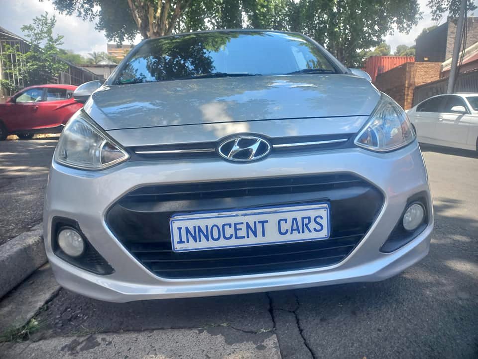 2015 HYUNDAI i10 GRAND 1.2 PETROL, MANUAL, SILVER COLOR, MILEAGE 80000KMS