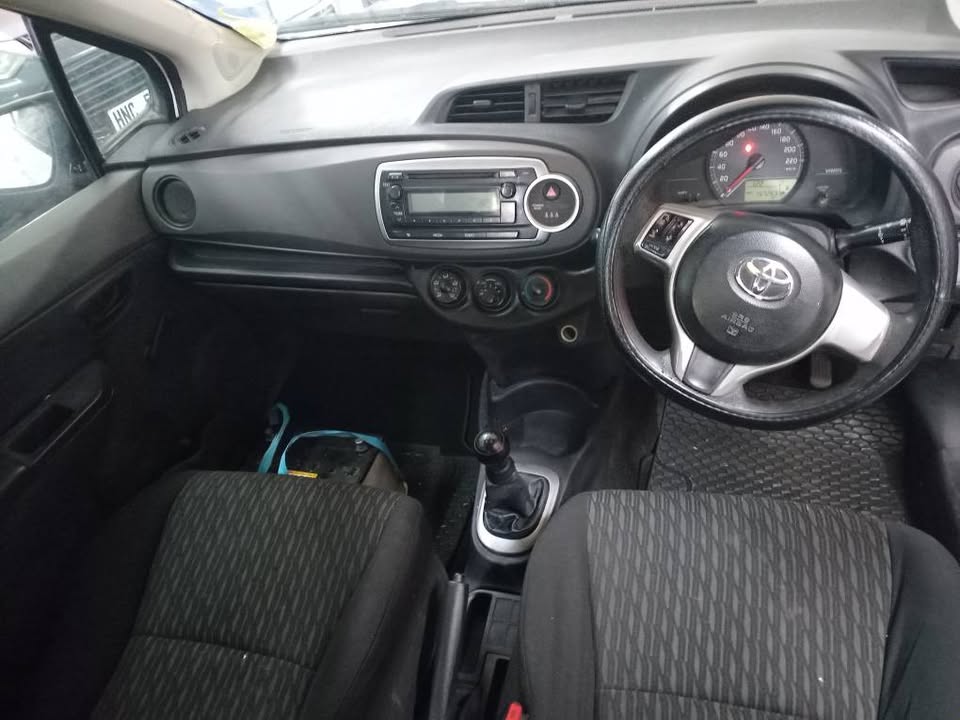 2012 Toyota Yaris 1.3  Manual White color