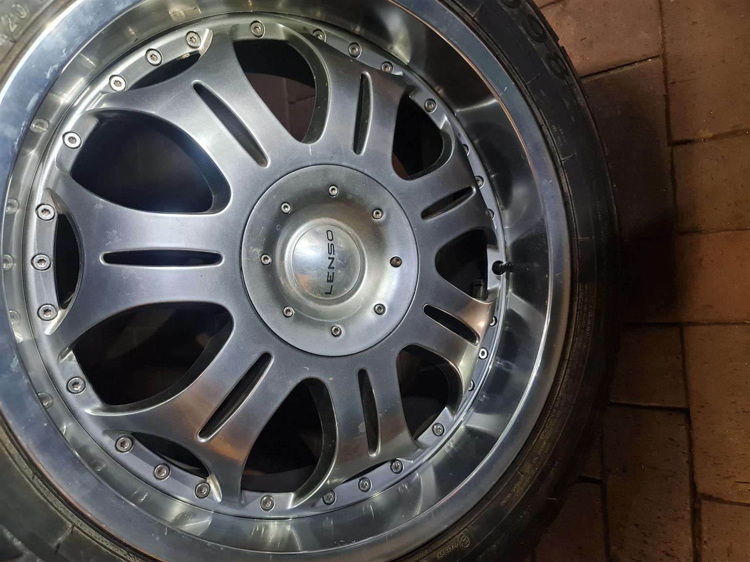 Multi Disc Wheel Rim Mag Rims with Tyre (20