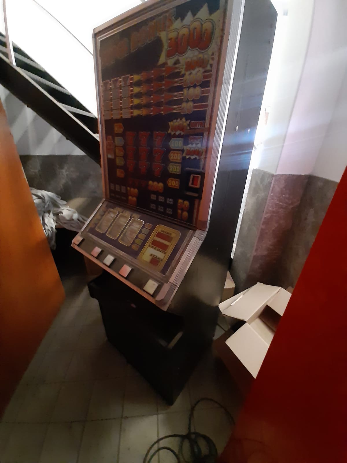 Unrestored Slot Machine -