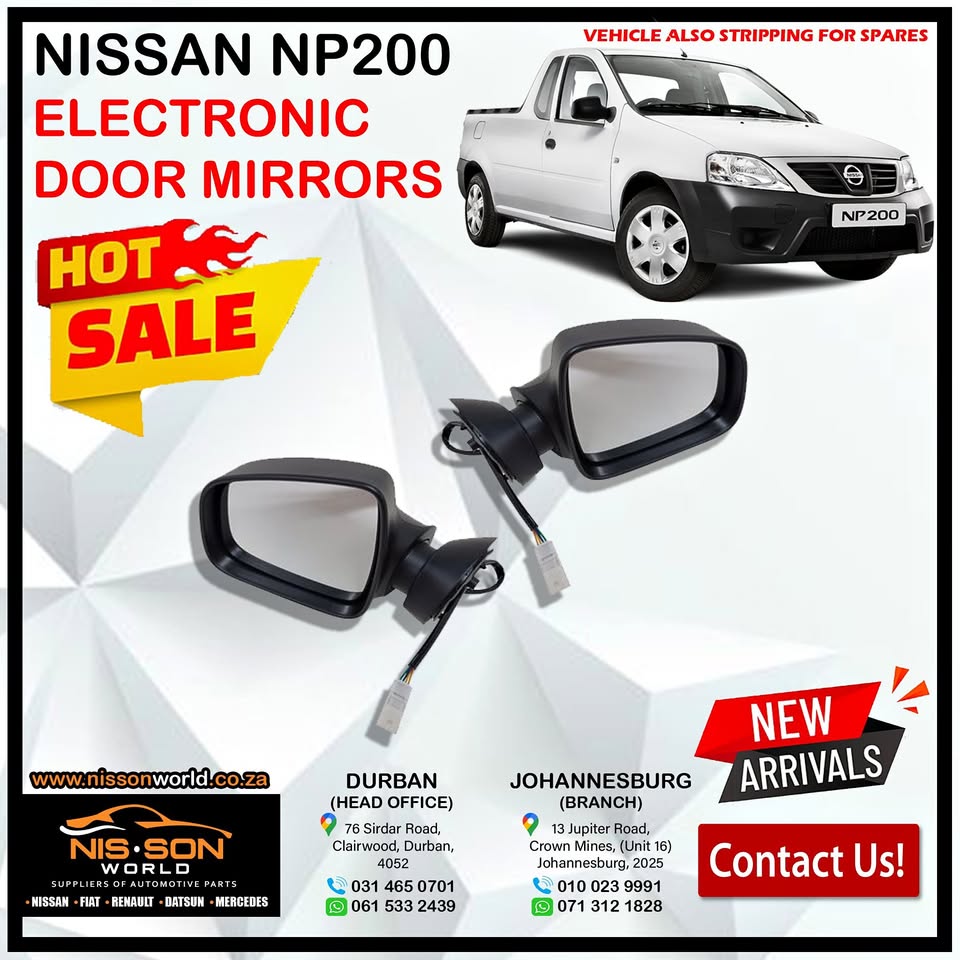 NISSAN NP200 ELECTRONIC DOOR MIRRORS - Private Seller NISSAN NP200 ELECTRONIC DOOR MIRRORS - Private Seller