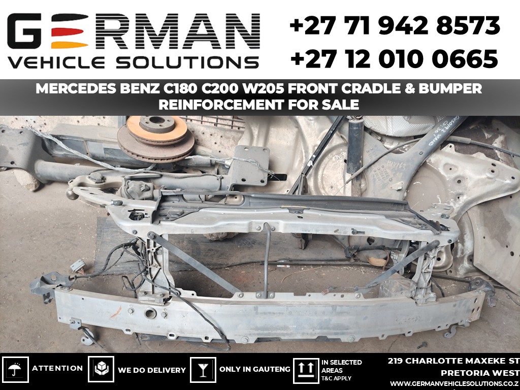 Mercedes Benz c180 c200 w205 front cradle and bumper reinforcement second hand Mercedes Benz c180 c200 w205 front cradle and bumper reinforcement second hand