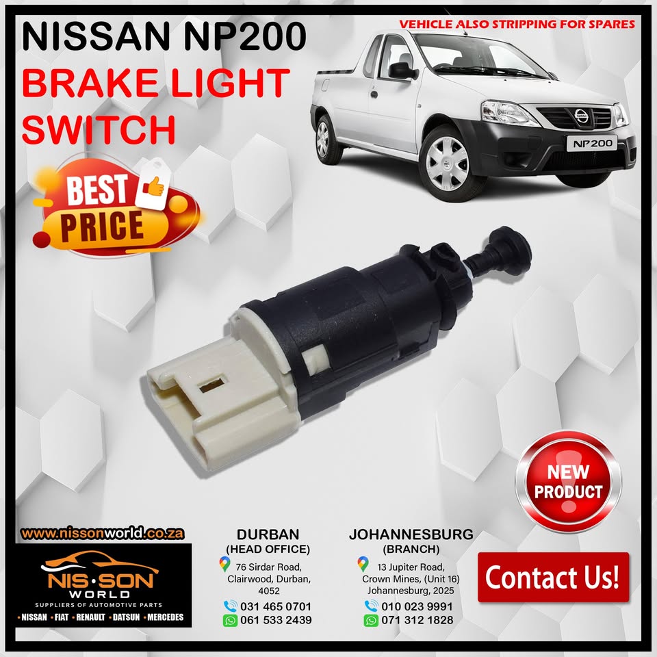 NISSAN NP200 BRAKE LIGHT SWITCH - Private Seller