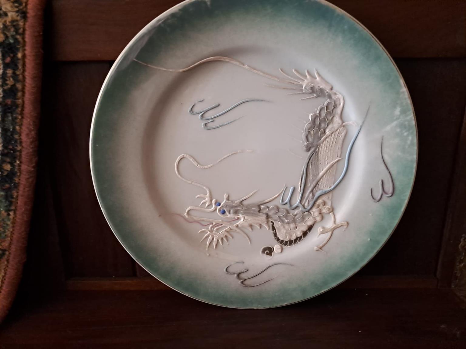 Antique Chinese tea and cake set for sale open to offers.