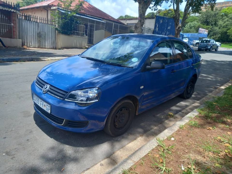 2012 VW POLO VIVO SEDAN 1.4 Petrol, Manual Transmission, Blue Color, Mileage105000kms