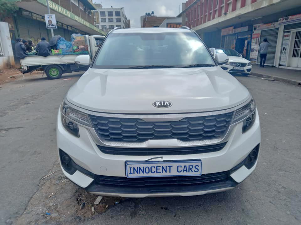 2021 KIA SELTOS 1.6 GLS  PETROL, AUTOMATIC TRANSMISSION, WHITE COLOUR, MILEAGE 76000KM