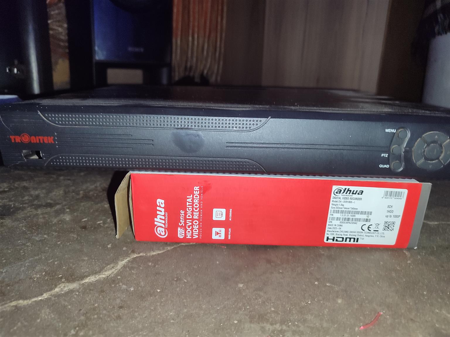 HDCVI DIGITAL VIDEO RECORDER HDCVI DIGITAL VIDEO RECORDER