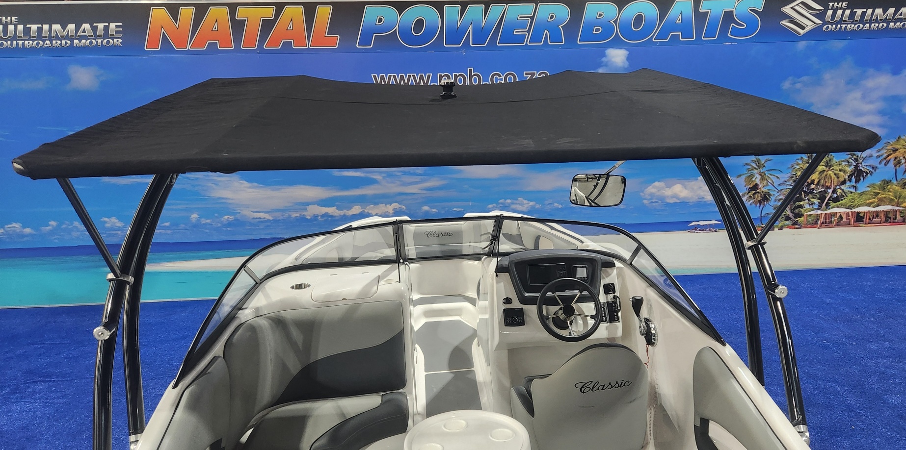 CLASSIC 230 ON TRAILER 300 HP SUZUKI 4 STROKE 2024 MODEL 19 HOUR