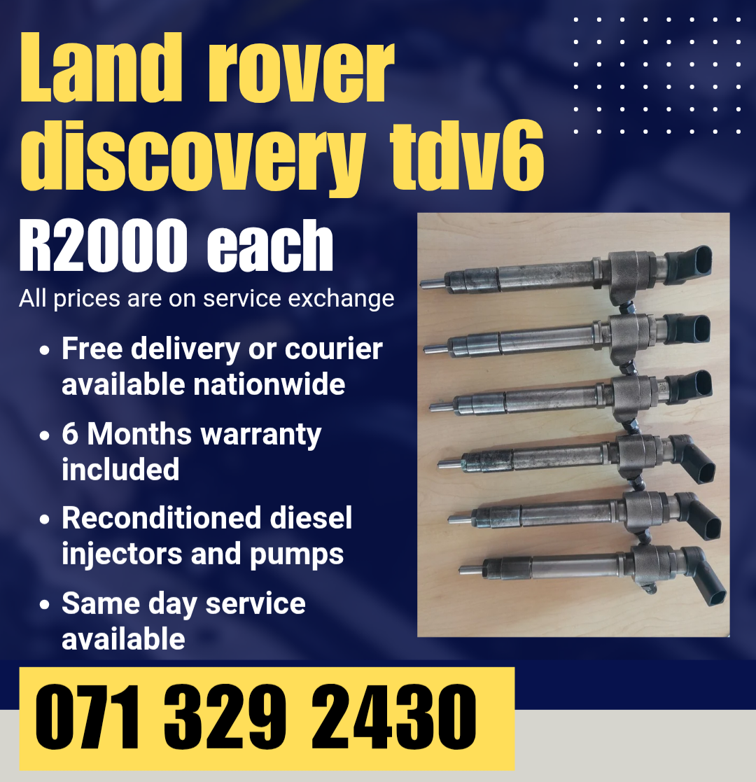 LAND ROVER DISCOVERY TDV6 INJECTORS FOR SALE - Private Seller LAND ROVER DISCOVERY TDV6 INJECTORS FOR SALE - Private Seller