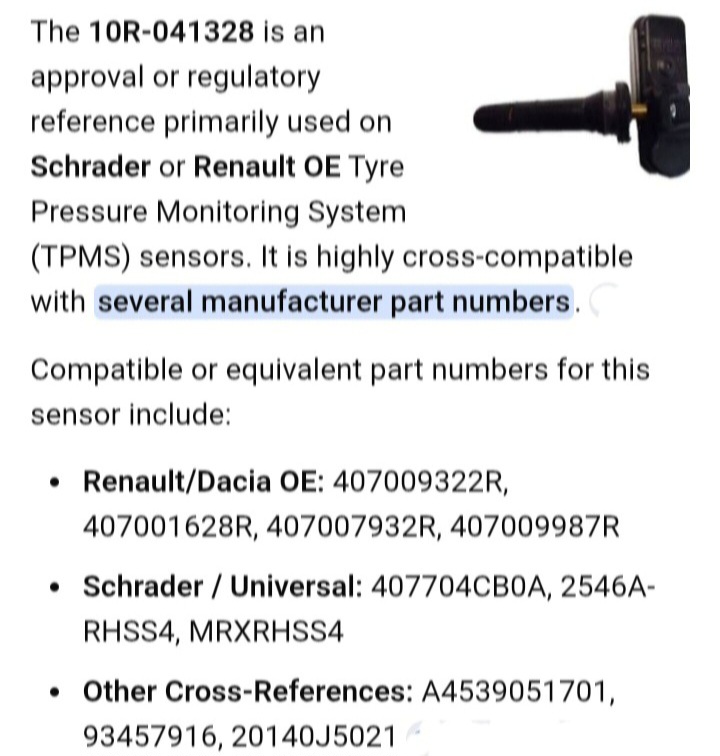 Renault Kangoo TPMS tyre pressure monitor sensors and valves - Private Seller Renault Kangoo TPMS tyre pressure monitor sensors and valves - Private Seller