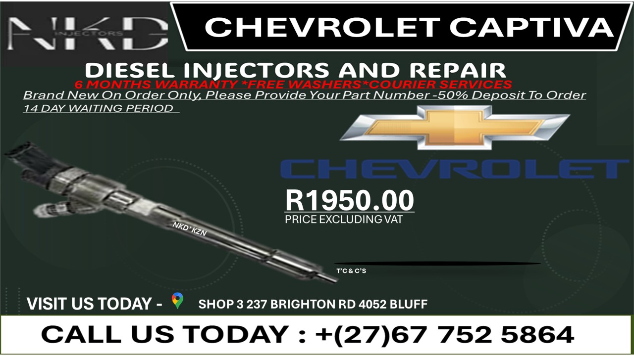 Chevrolet Captiva Bosch Diesel Injectors in Recondition - Private Seller Chevrolet Captiva Bosch Diesel Injectors in Recondition - Private Seller