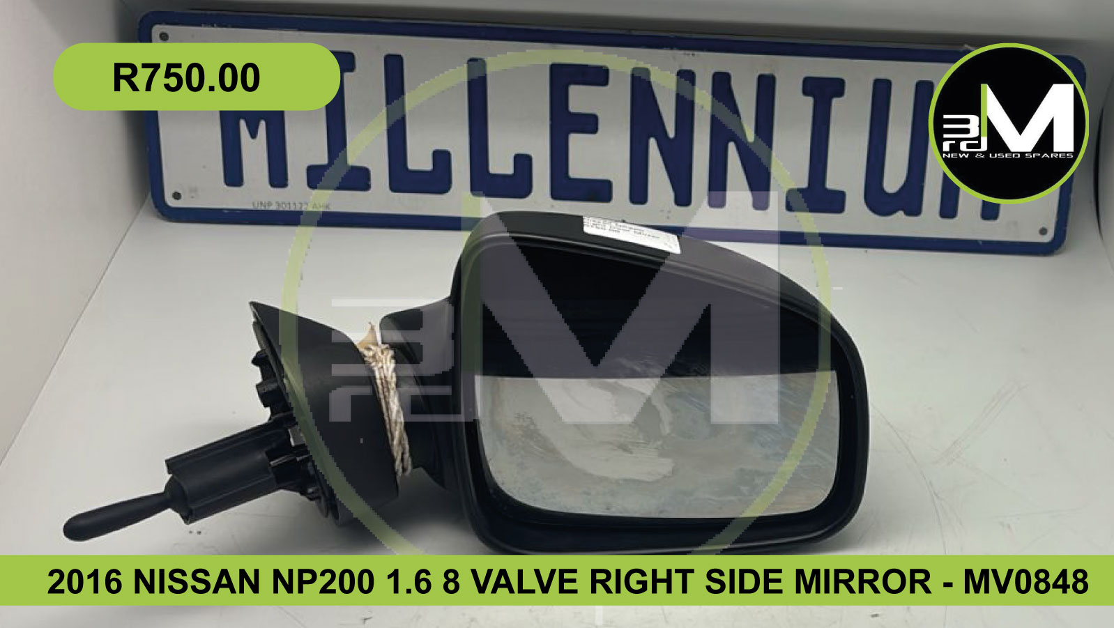 2016 NISSAN NP200 1.6 8 VALVE RIGHT SIDE MIRROR - MV0848 - Private Seller 2016 NISSAN NP200 1.6 8 VALVE RIGHT SIDE MIRROR - MV0848 - Private Seller