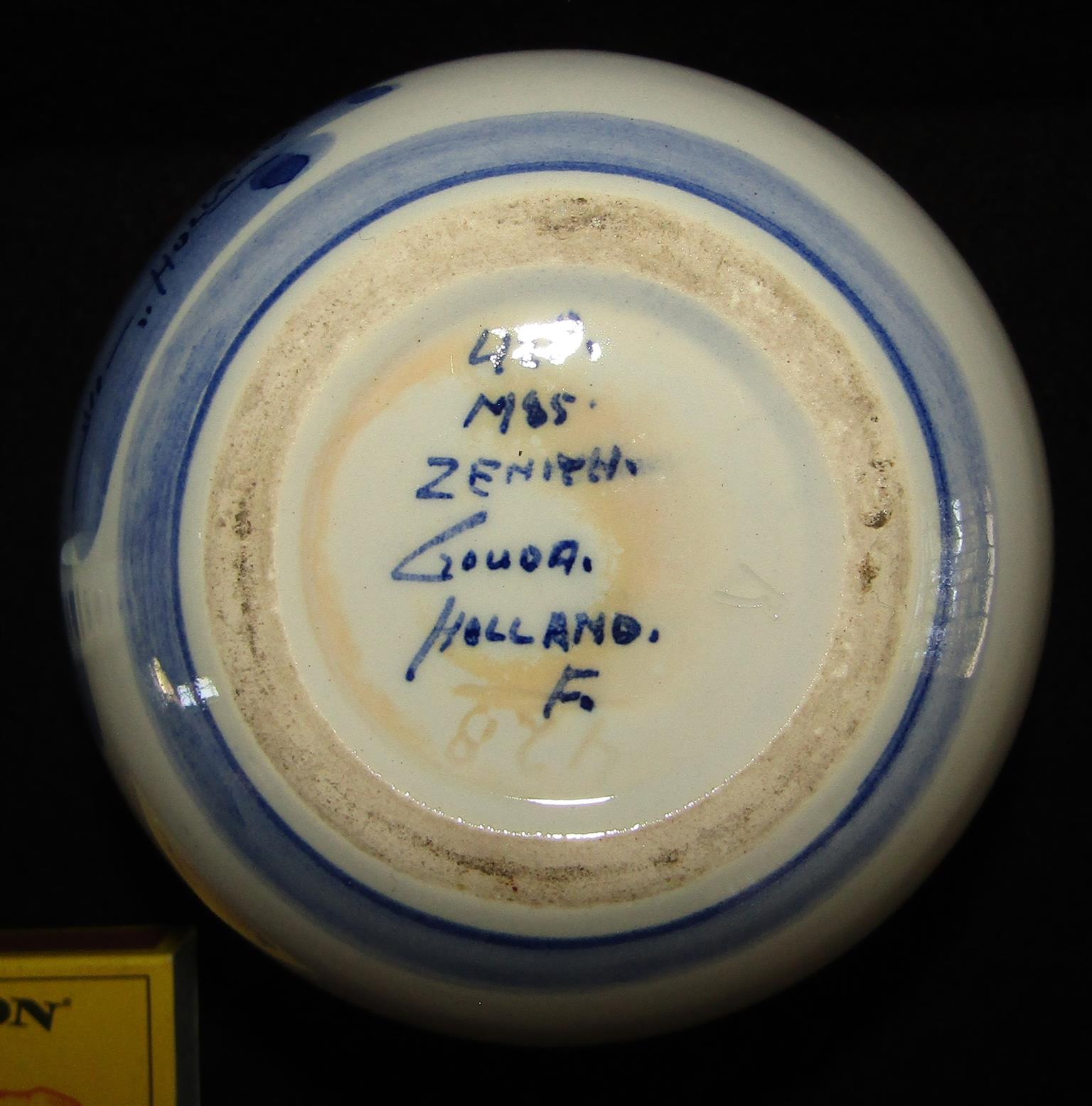 Fine Porcelain Dutch Pitcher and Bowl