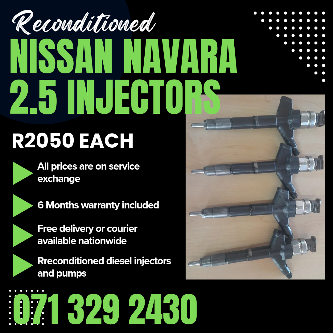 NISSAN NAVARA 2.5 INJECTORS FOR SALE WITH WARRANTY - Private Seller NISSAN NAVARA 2.5 INJECTORS FOR SALE WITH WARRANTY - Private Seller