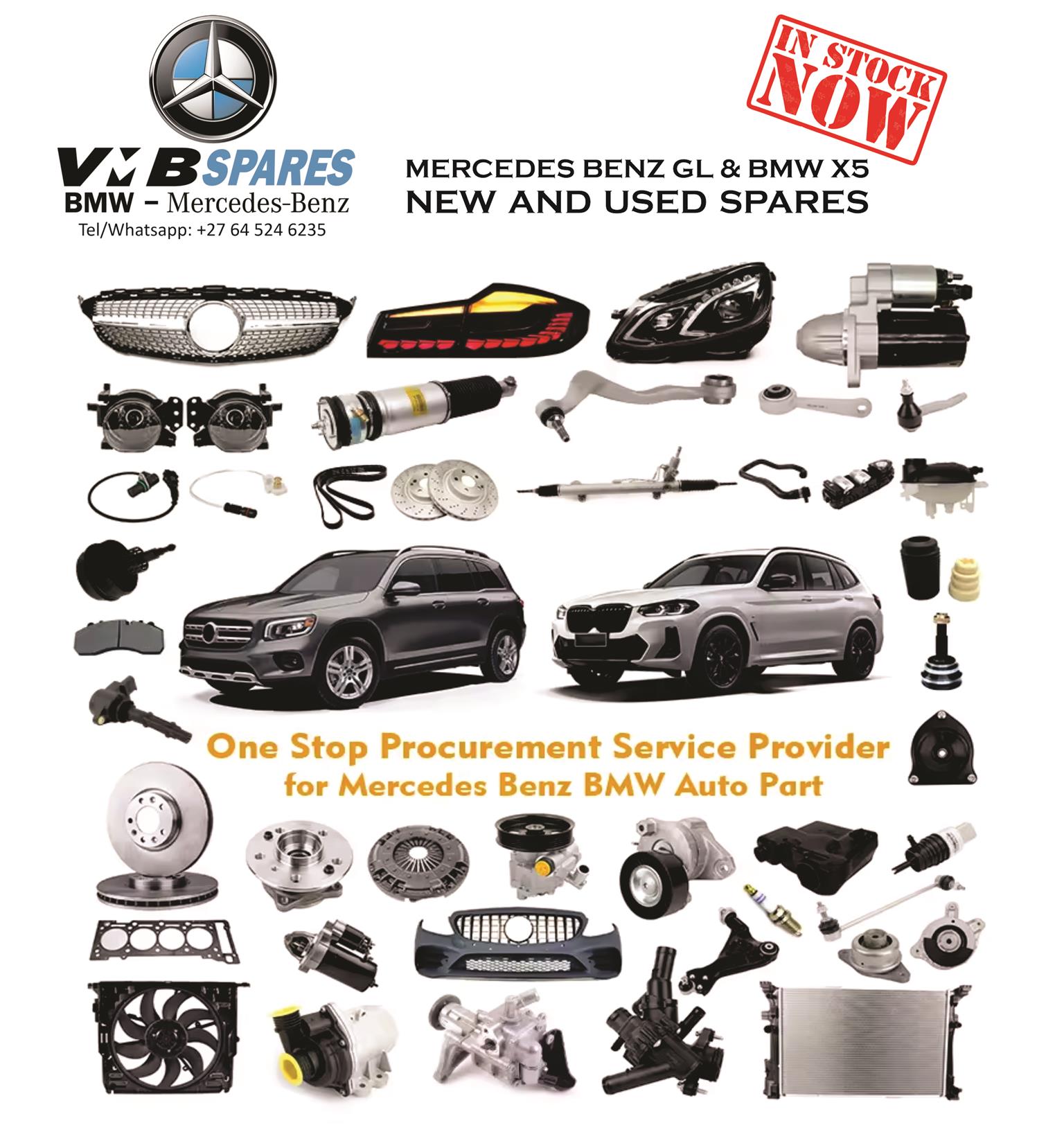 MERCEDES-BENZ GL & BMW X5 SPARES NOW AVAILABLE - Private Seller