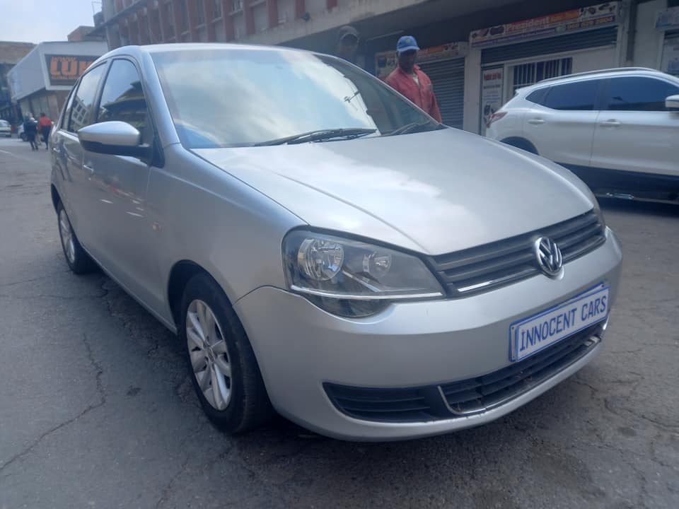 2017 VW POLO VIVO SEDAN 1.4 PETROL, MANUAL TRANSMISSION, SILVER COLOUR, MILEAGE 85000KM