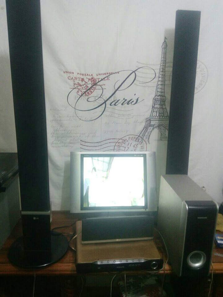 Philips sound System +Samsung Subhoofer + Lg Speakers