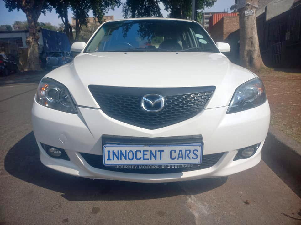 2006 MAZDA 3 1.6 PETROL, MANUAL, WHITE COLOR, MILEAGE 137000KMS