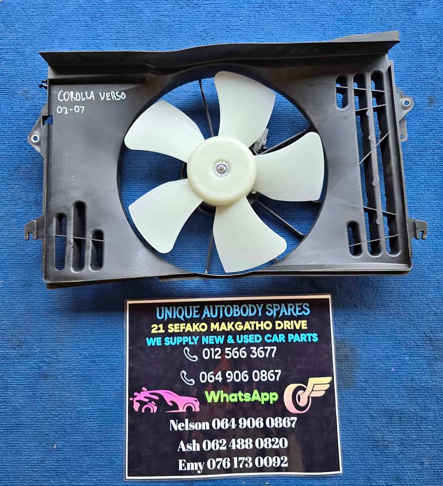 Toyota Corolla Verso Radiator Fan
