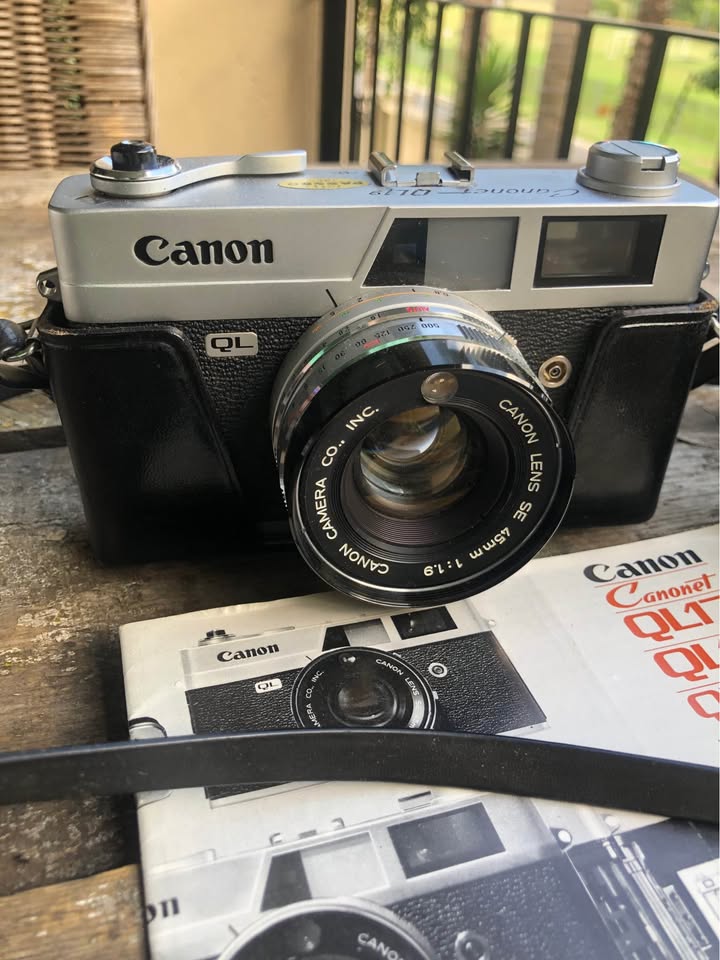Vintage Canonet QL19 35mm Camera in perfect condition
