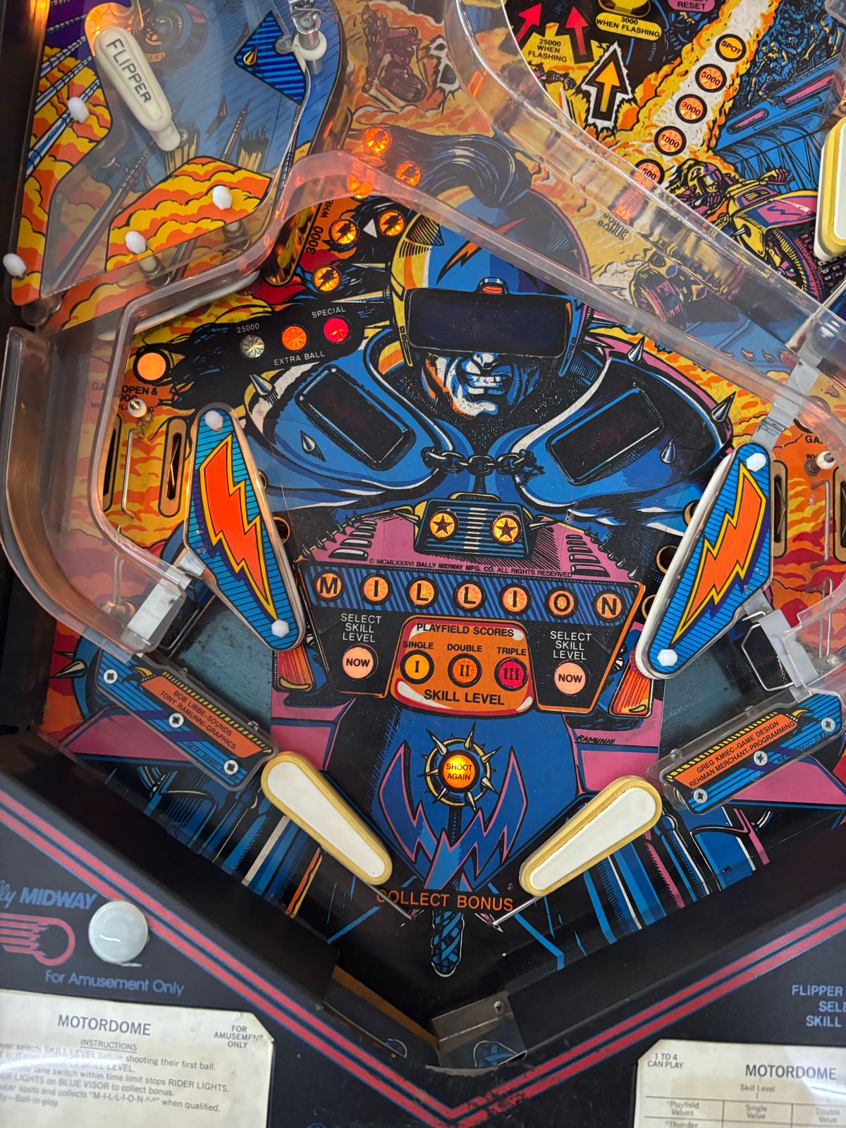 Motordome Bally Pinball Machine for Sale