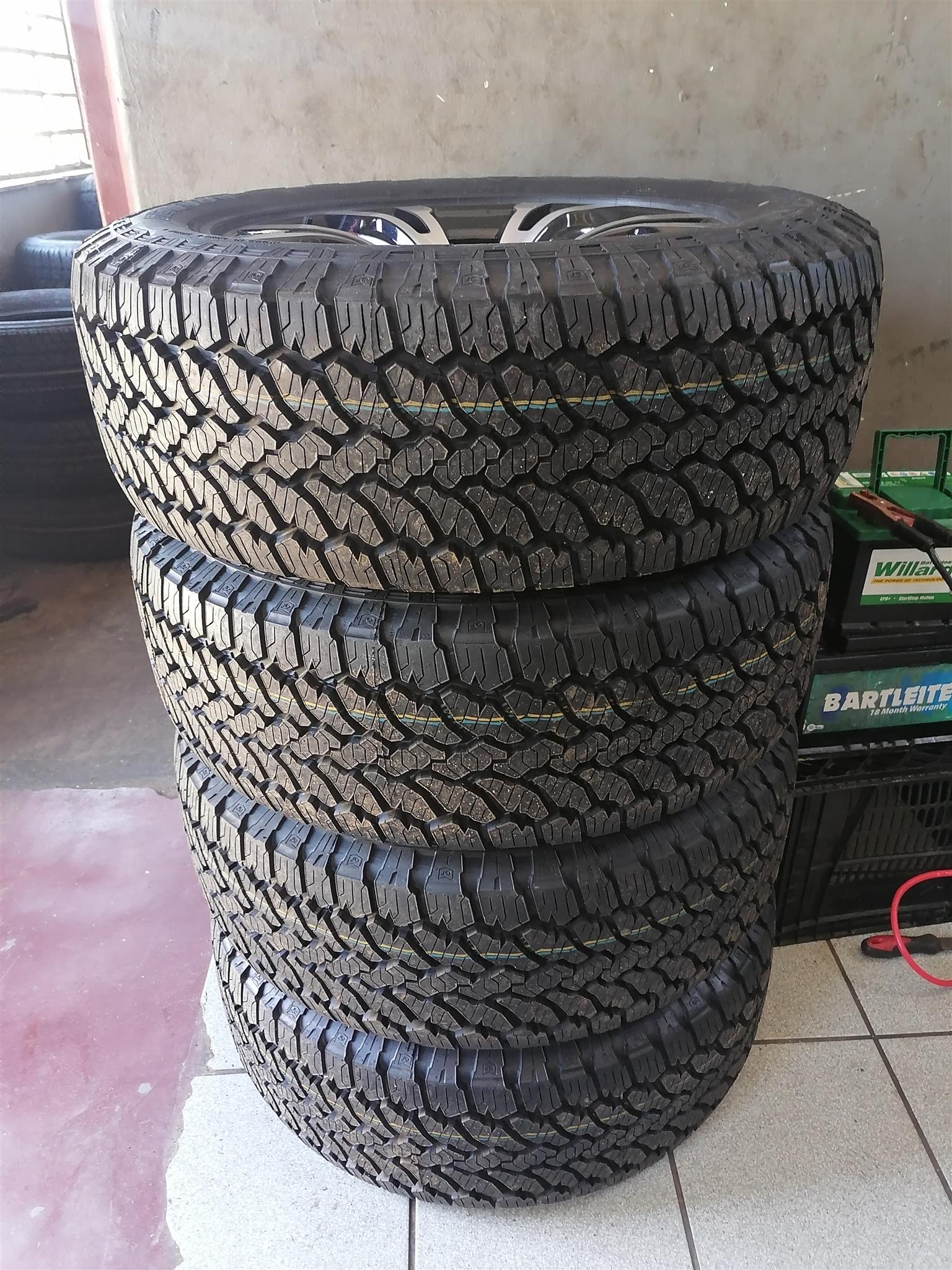 Isuzu DMX 18inch Mag Rims (WITH NEW TYRES)