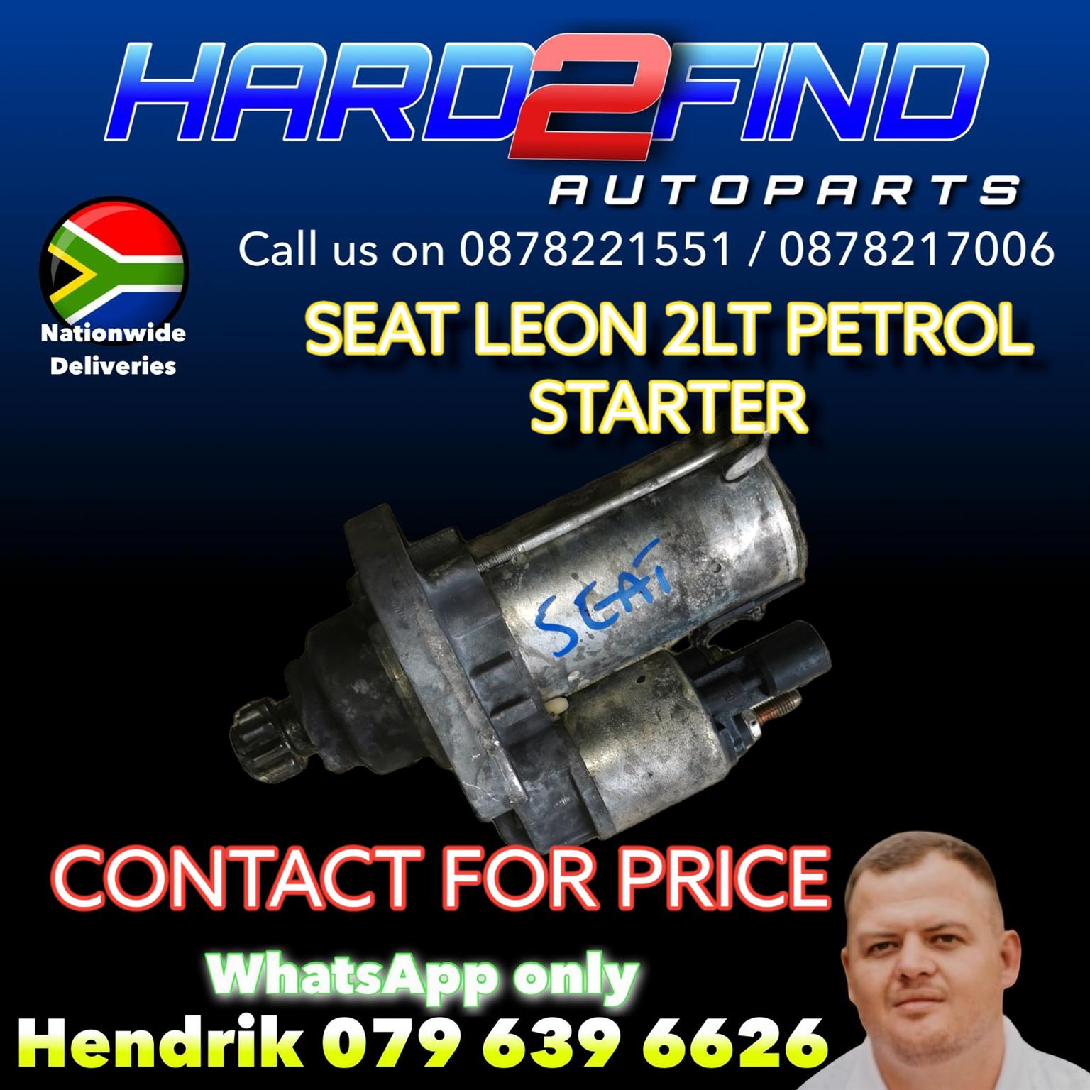 SEAT LEON 2LT PETROL STARTER - Private Seller SEAT LEON 2LT PETROL STARTER - Private Seller