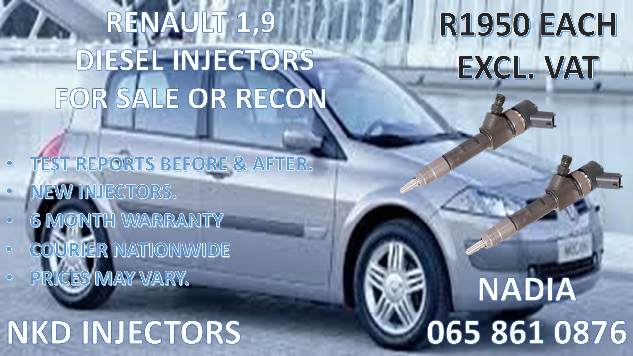 DIESEL INJECTORS FOR SALE FOR RENAULT 1.9 - Private Seller DIESEL INJECTORS FOR SALE FOR RENAULT 1.9 - Private Seller