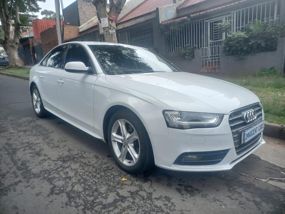 2014 AUDI A4 2.0 TDI DIESEL, AUTOMATIC, WHITE COLOR, MILEAGE 95000KMS. SPARE KEY, LS