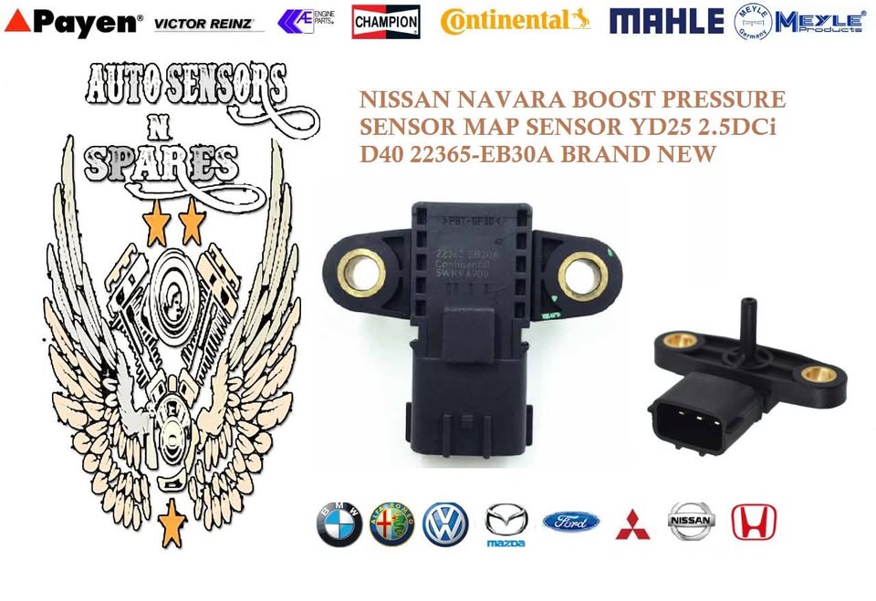 NISSAN NAVARA BOOST PRESSURE SENSOR 5WK6900 MAP SENSOR YD25 2.5DCi D40 22365-EB30A - Private Seller