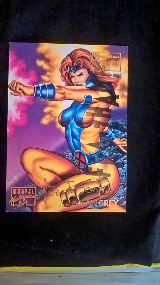 1995 Marvel Masterpieces Jean Grey – Emotion Signature Series! 1995 Marvel Masterpieces Jean Grey – Emotion Signature Series!