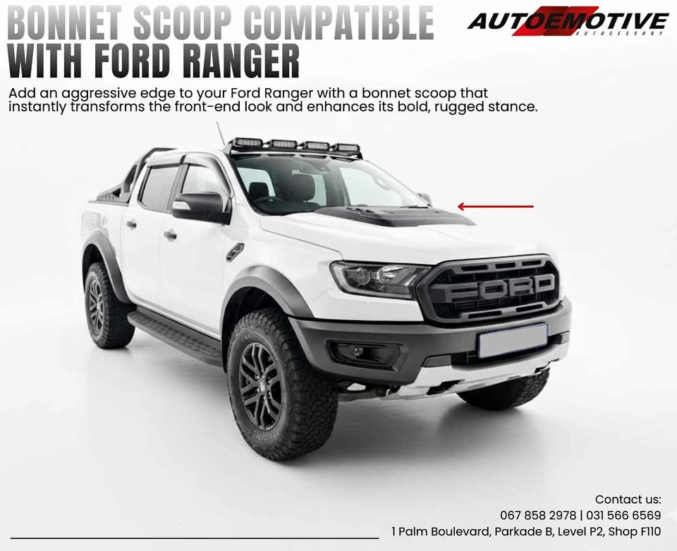 Bonnet Scoop compatible with Ford Ranger - fitted - Private Seller Bonnet Scoop compatible with Ford Ranger - fitted - Private Seller