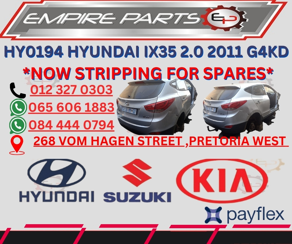HY0194 HYUNDAI IX35 2011 2.2 G4KD NOW STRIPPING FOR SPARES* - Private Seller