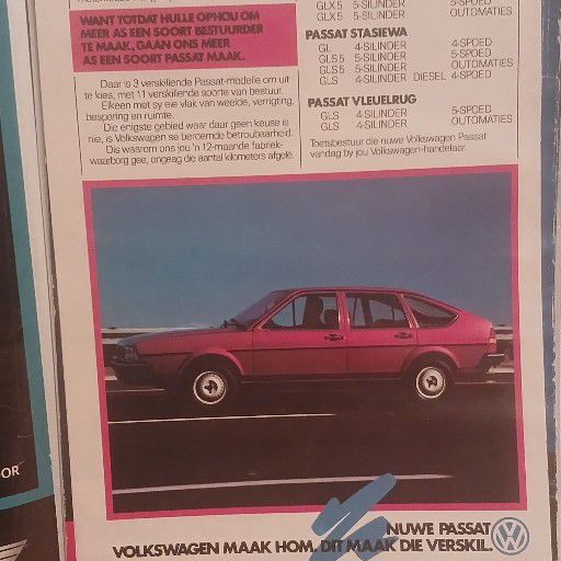 Passat, new showroom pamphlet Passat, new showroom pamphlet