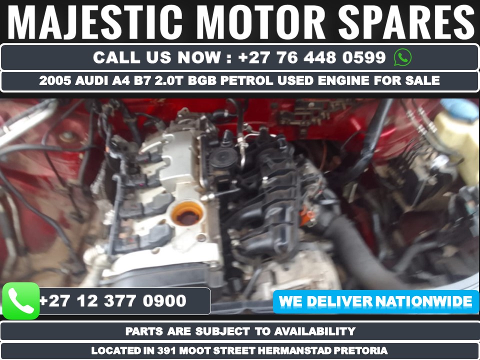 2005 Audi A4 BGB 2.0 B7 engine for sale - Private Seller 2005 Audi A4 BGB 2.0 B7 engine for sale - Private Seller