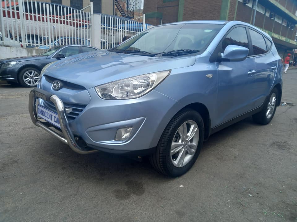 2013 HYUNDAI ix35 2.0 PETROL, MANUAL TRANSMISSION, MILEAGE LIGHT BLUE COLOUR