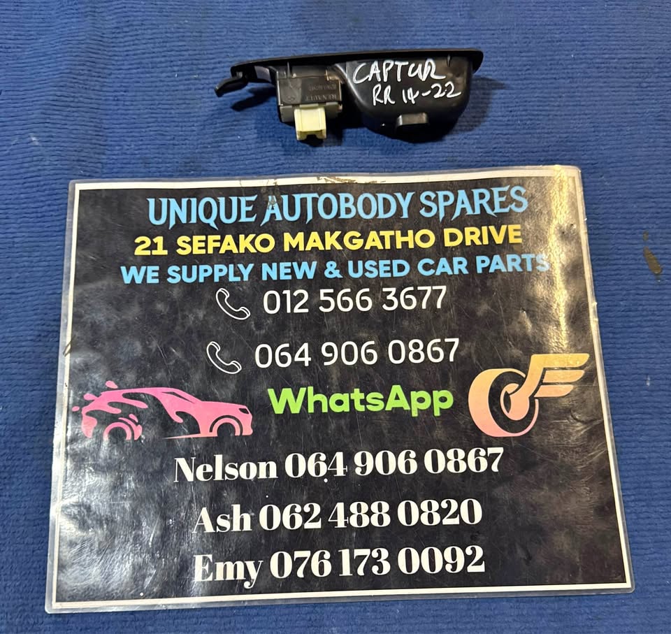 Renault Captur Right Rear Window Switch - Private Seller Renault Captur Right Rear Window Switch - Private Seller