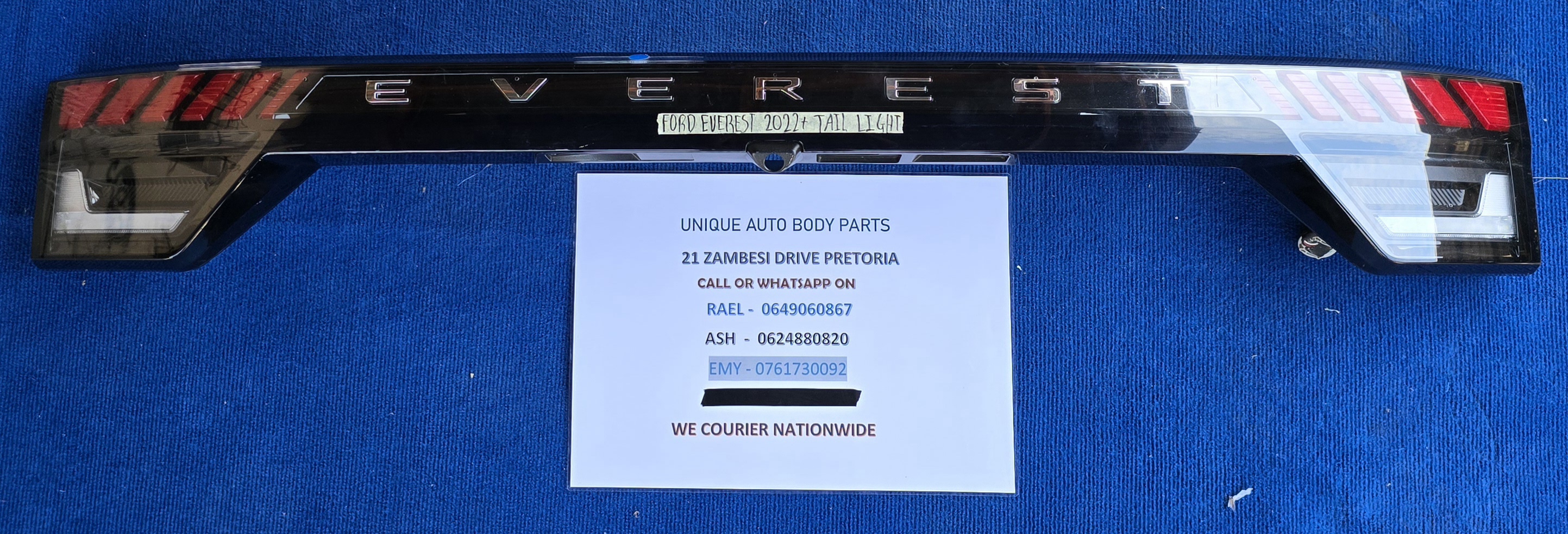 Ford Everest 2022 – 2024 Tail Light Ford Everest 2022 – 2024 Tail Light